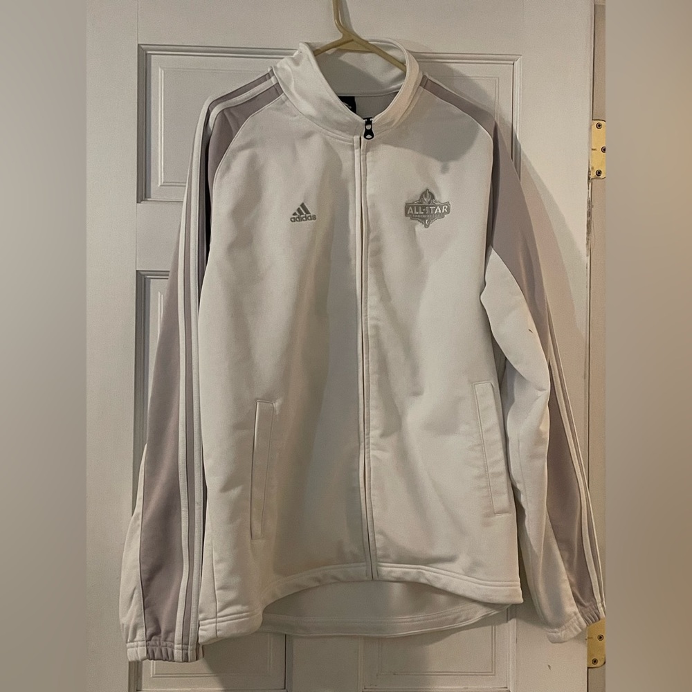 Large NBA 2009 AllStar Game Phoenix White Adidas Jacket